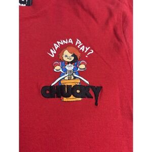 Chucky X Reason Wanna Play Chucky T-shirt Medium (c2)